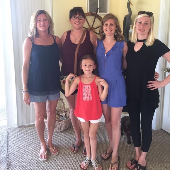 Express Periwinkle Blue Ruffled Romper Size 0 - Picture 4 of 4